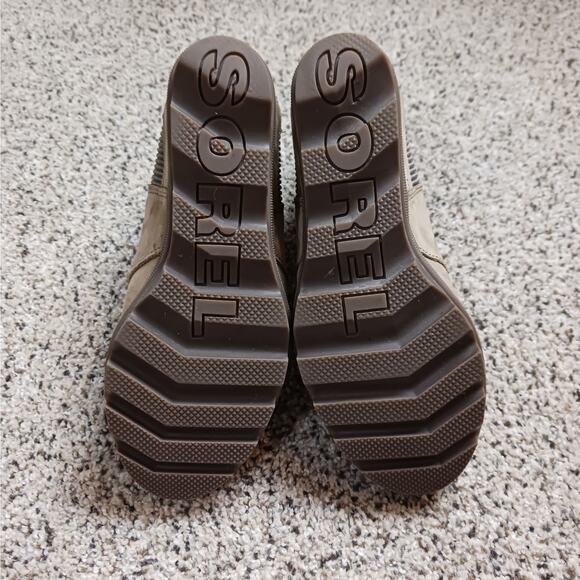 Sorel Joan of Arctic Wedge II Chelsea Boots NL3022-240 Size 7.5 Tan - Picture 4 of 9